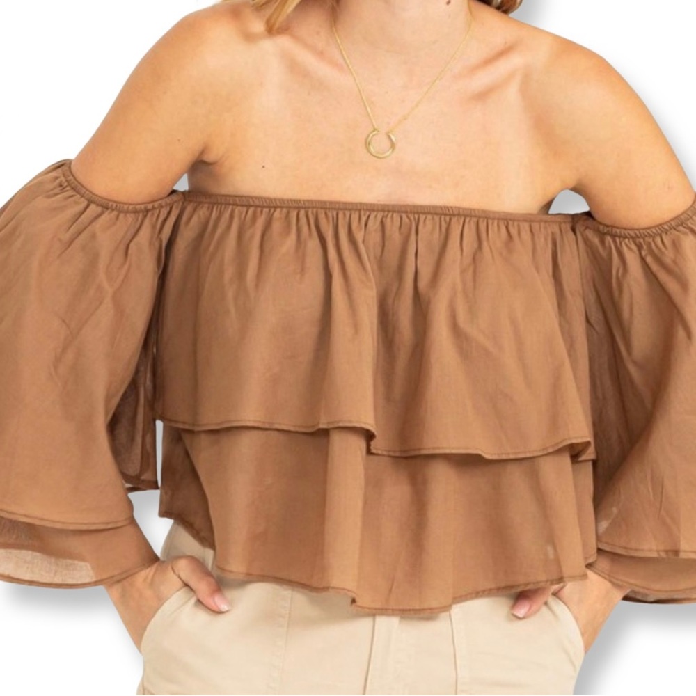 Off The Shoulder Tiered Top